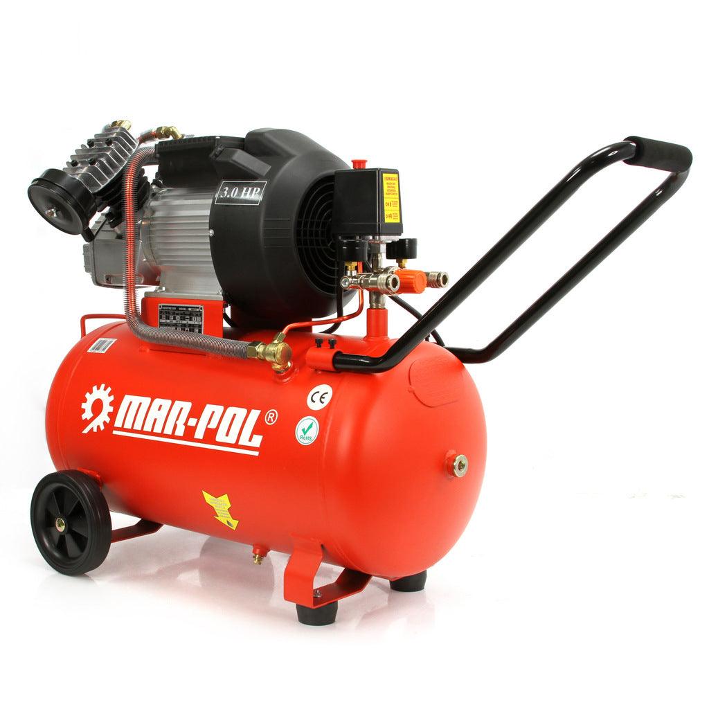Compresor aer comprimat profesional, 50 litri, 2 pistoane, 390L/min 3HP - Bjc tools Imagine principală a produsului