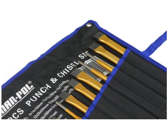 Set dalti si dornuri 12 piese - Bjc tools