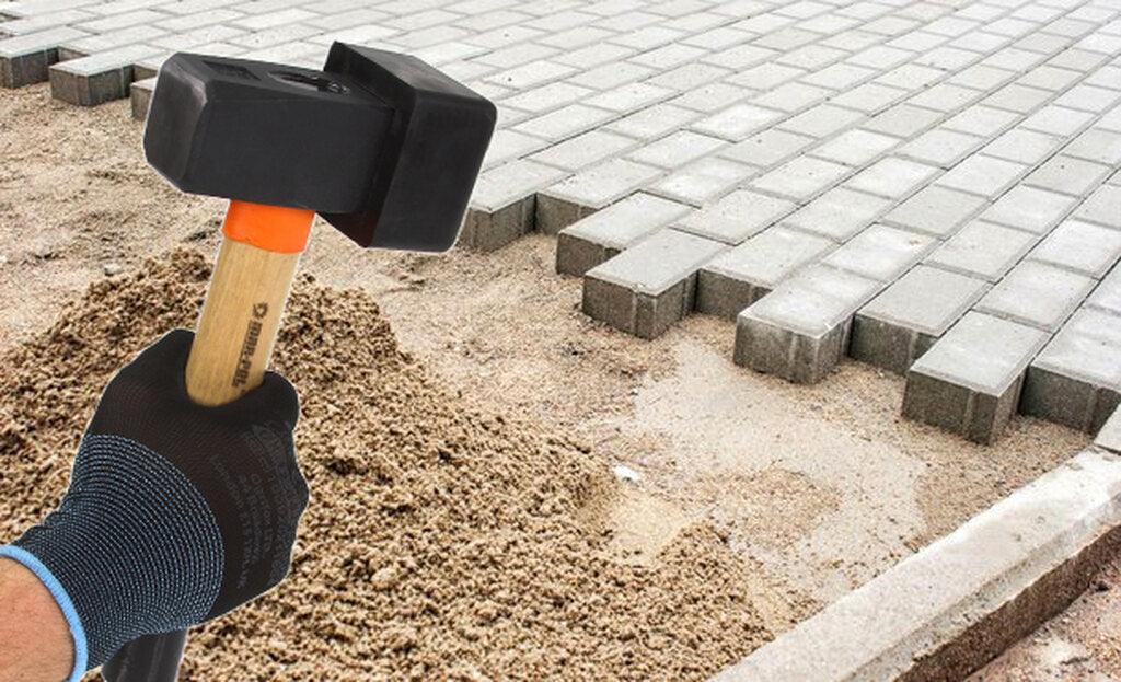 Ciocan cauciuc 2 kg pentru pavele - Bjc tools