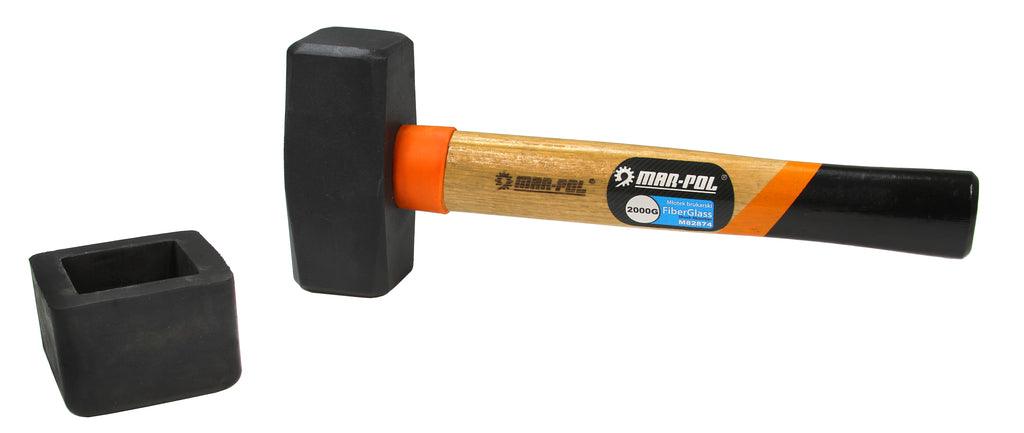Ciocan cauciuc 2 kg pentru pavele - Bjc tools