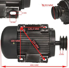 Motor Trifazat Y112M-2 5,5CP 2880 rpm - Bjc tools