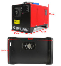 Siroco 8 kW – încălzitor portabil pe motorină 12V/230V cu termostat automat,aeroterma diesel