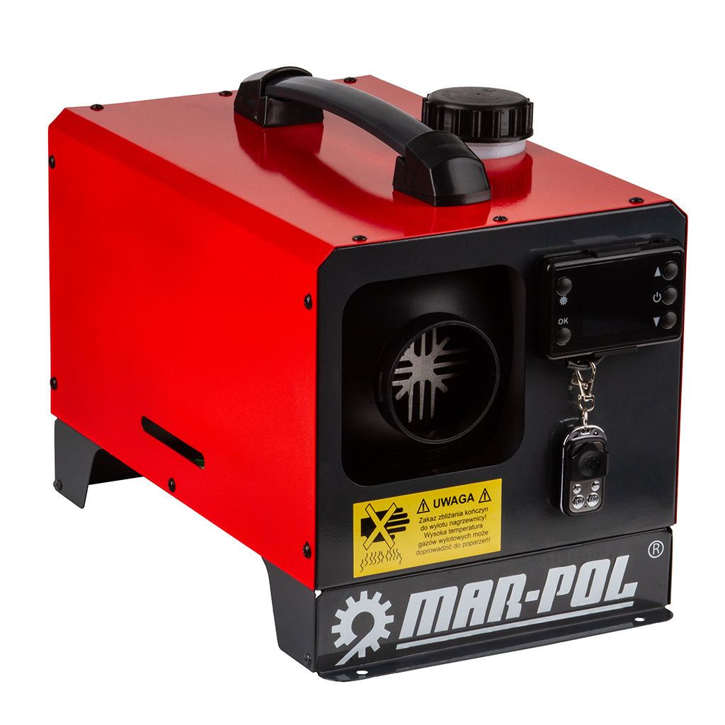 Siroco 8 kW – încălzitor portabil pe motorină 12V/230V cu termostat automat,aeroterma diesel