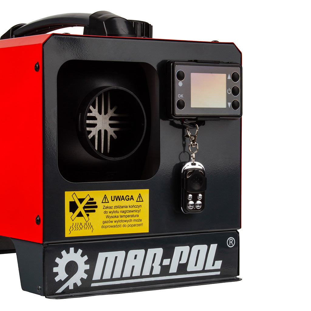 Siroco 8 kW – încălzitor portabil pe motorină 12V/230V cu termostat automat,aeroterma diesel