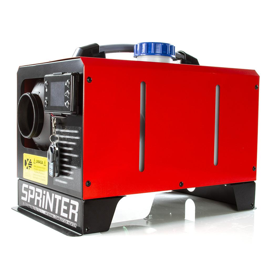 Aeroterma pe motorină 9000W cu telecomandă, evacuare termostat 230V/12V - Bjc tools