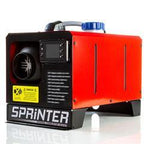 Aeroterma pe motorină 9000W cu telecomandă, evacuare termostat 230V/12V - Bjc tools