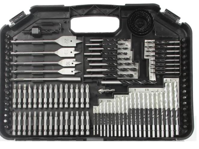 Set trusa burghie biti tubulare lemn fier beton 246 piese - Bjc tools