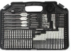 Set trusa burghie biti tubulare lemn fier beton 246 piese - Bjc tools