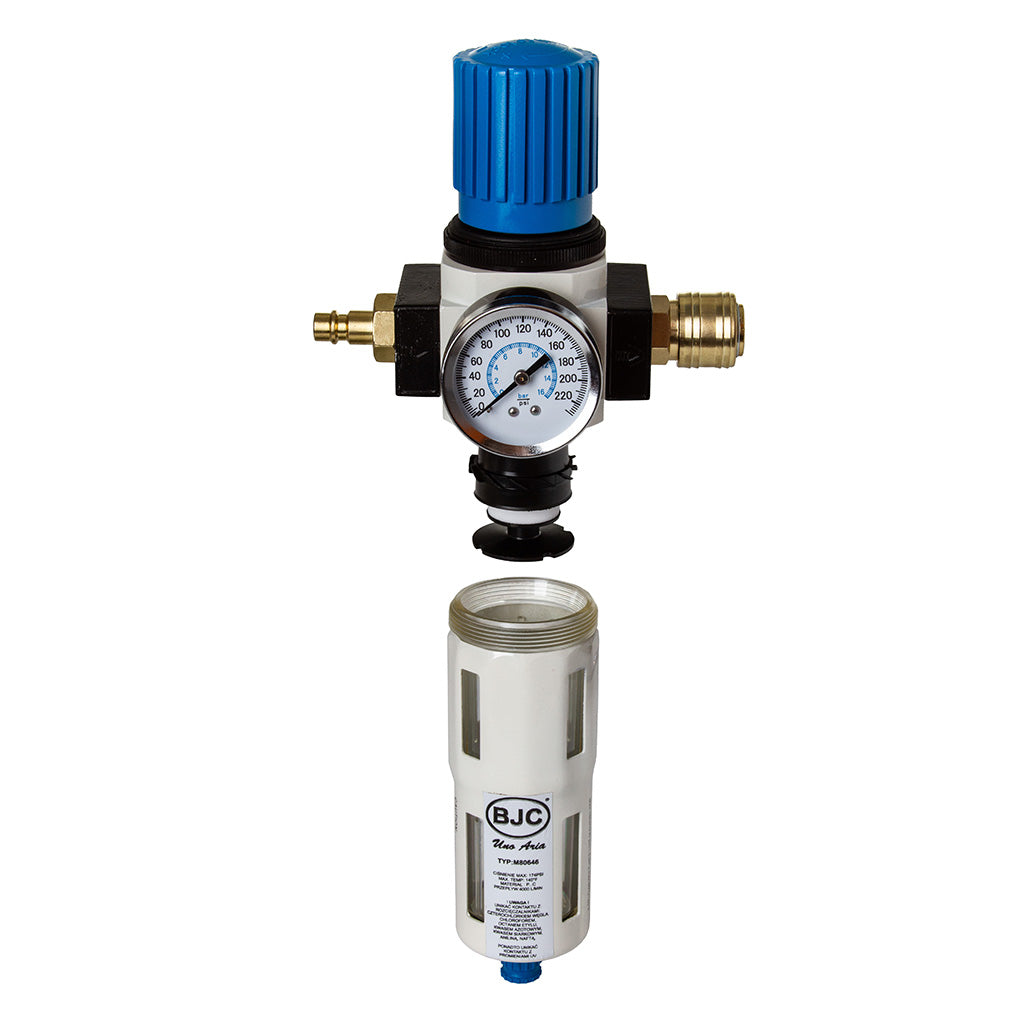 Filtru de aer si apa cu regulator de presiune PROFI 0-16 bar, Regulator cu dezumidificator