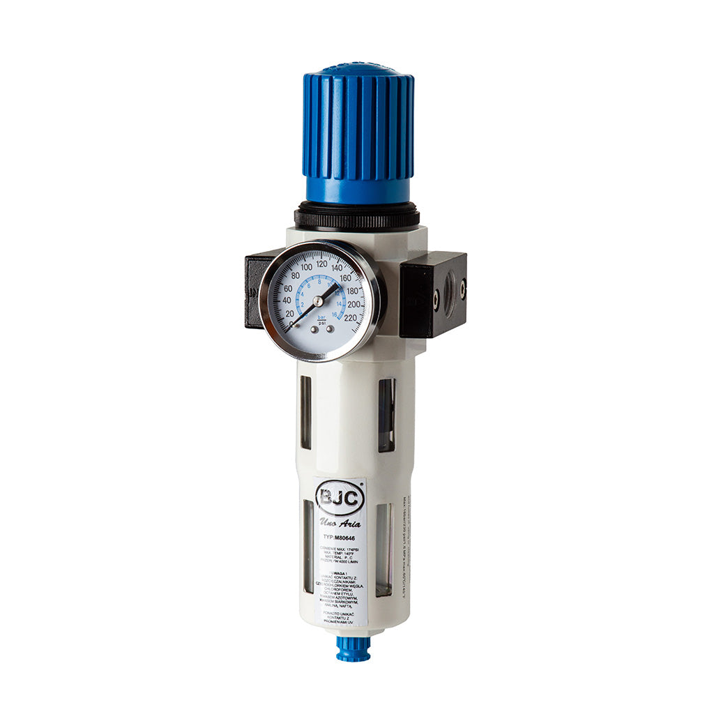 Filtru de aer si apa cu regulator de presiune PROFI 0-16 bar, Regulator cu dezumidificator