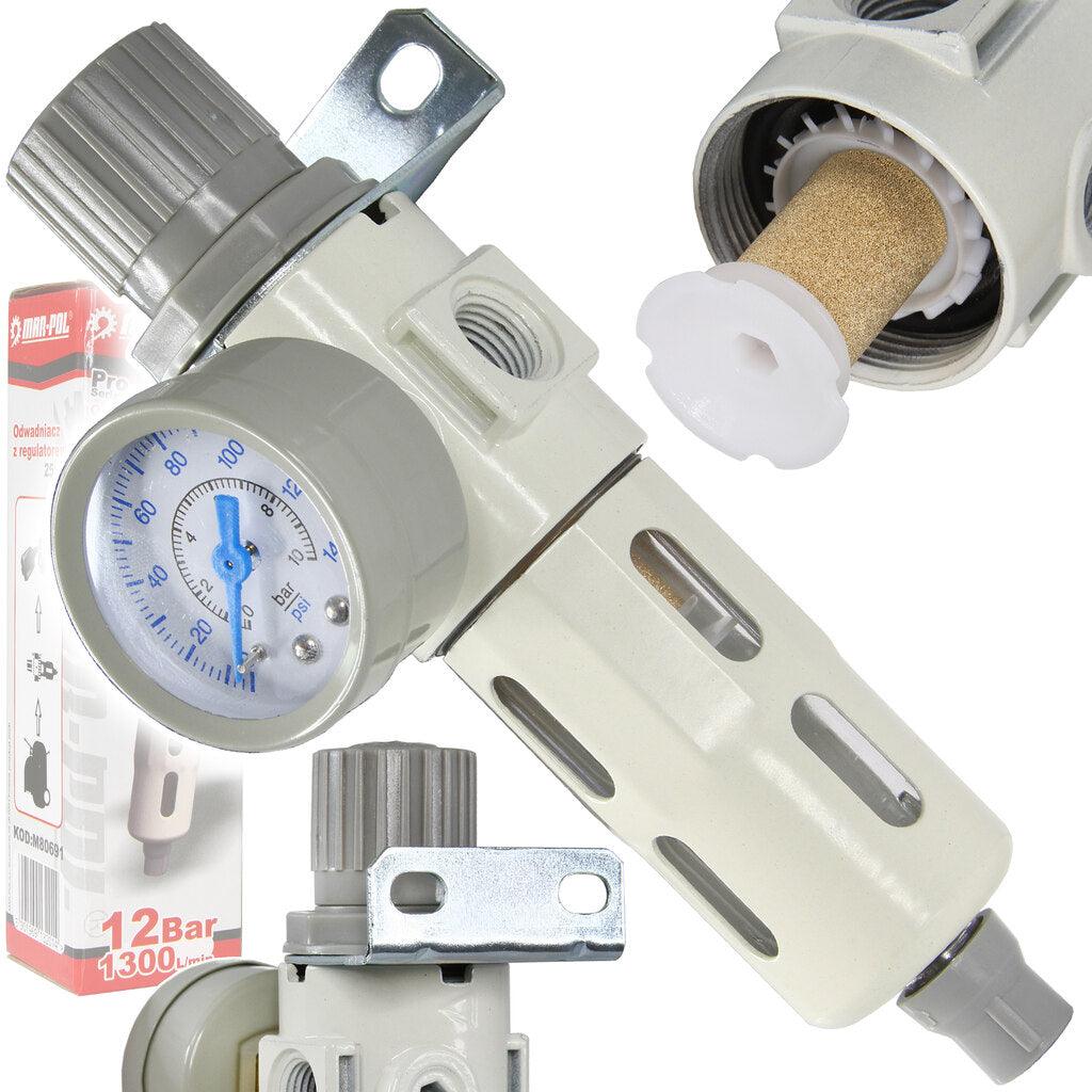 Filtru de aer cu regulator 1/4" 12 bar - Bjc tools Imagine principală a produsului