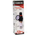 Filtru dehidratator reductor de presiune manometru 1/4" 12bar - Bjc tools