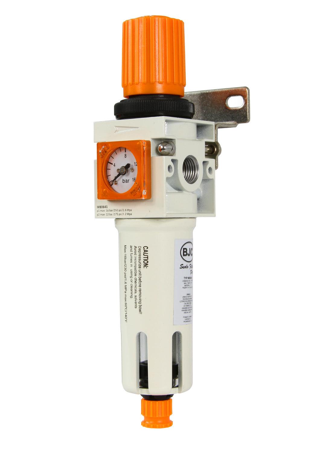 Filtru de aer si impuritati cu regulator de presiune 1/4 15bar Premium - Bjc tools