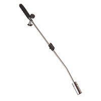 Arzător lung pe gaz cu duză de oțel și aprinzător piezoelectric, lungime 80 cm.