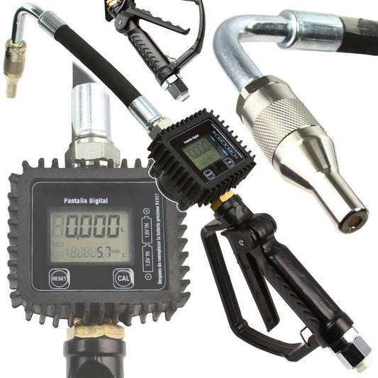 Pistol pentru ulei cu contor si spout flexibil - Bjc tools