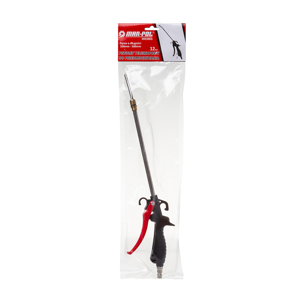Pistol de suflat aer telescopic