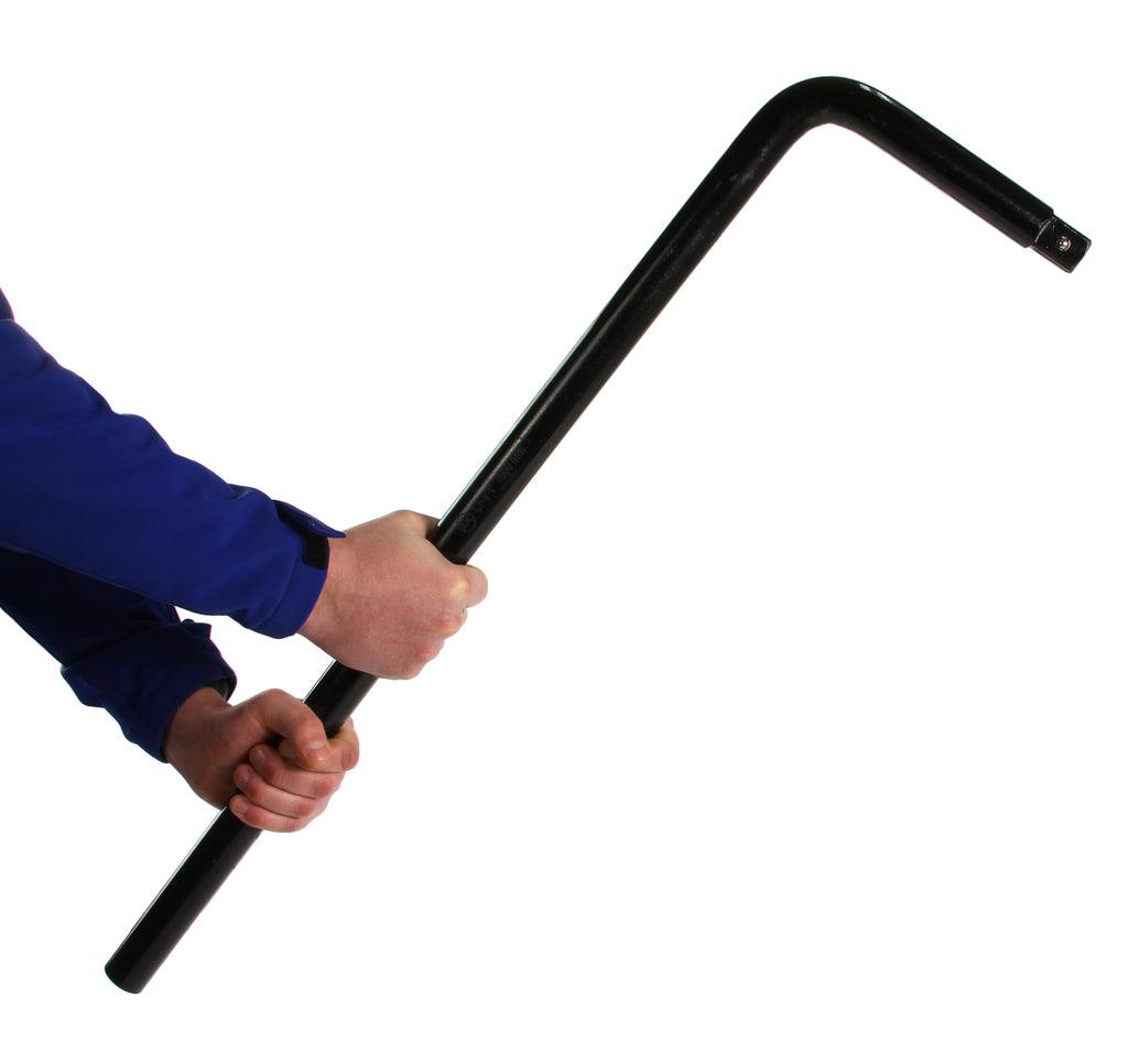 Prelungitor cheie tip L 1" 1000 mm,Antrenor tip L 1",Maner de forta tip L - Bjc tools Imagine principală a produsului