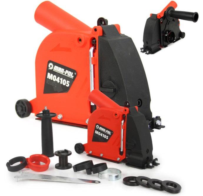 Apărătoare antipraf cu racord de aspirare pentru polizoare unghiulare de 115 mm și 125 mm - Bjc tools