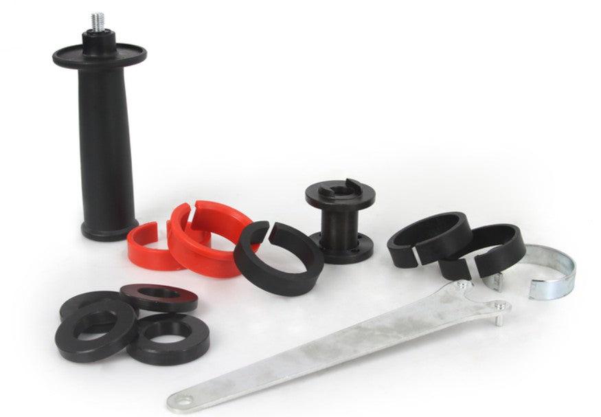 Apărătoare antipraf cu racord de aspirare pentru polizoare unghiulare de 115 mm și 125 mm - Bjc tools