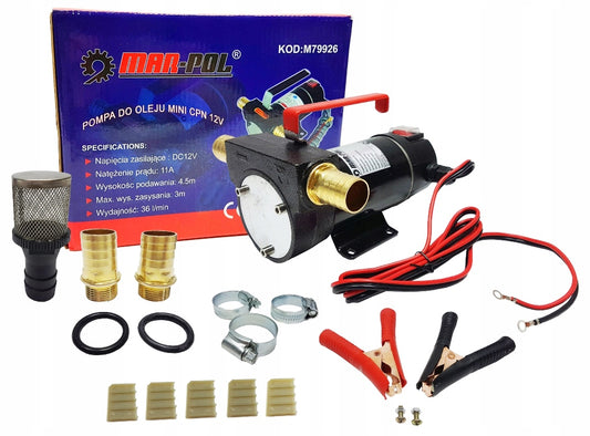 Pompa de transfer motorina 12v 160 W 36L/min