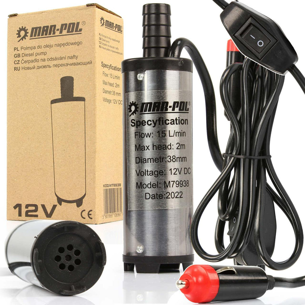 Pompa submersibila 12V de transfer motorina - Bjc tools