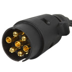 Cablu electric pentru remorca spiralat cu prize 7PIN 12V 3m - Bjc tools
