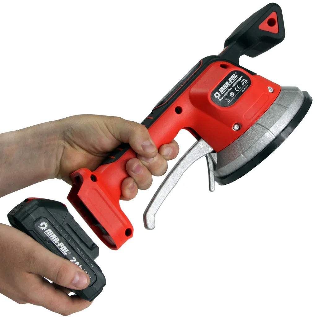 Ventuză vibranta pentru placi de gresie cu acumulator