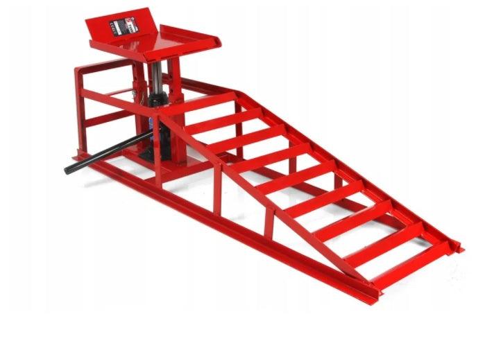 Rampa auto metalica hidraulica pentru masini - Bjc tools Imagine principală a produsului