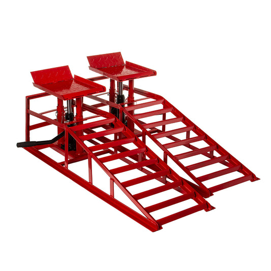 Set rampe auto cu lift hidraulic