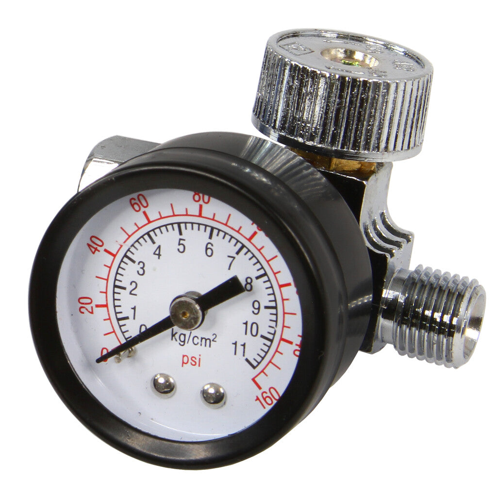 Regulator de presiune pentru scule pe aer comprimat 1-11 bari filet 1/4, reductor presiune Imagine secundară a produsului