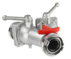 Robinet cu bila 2",Distribuitor apa 2x2"