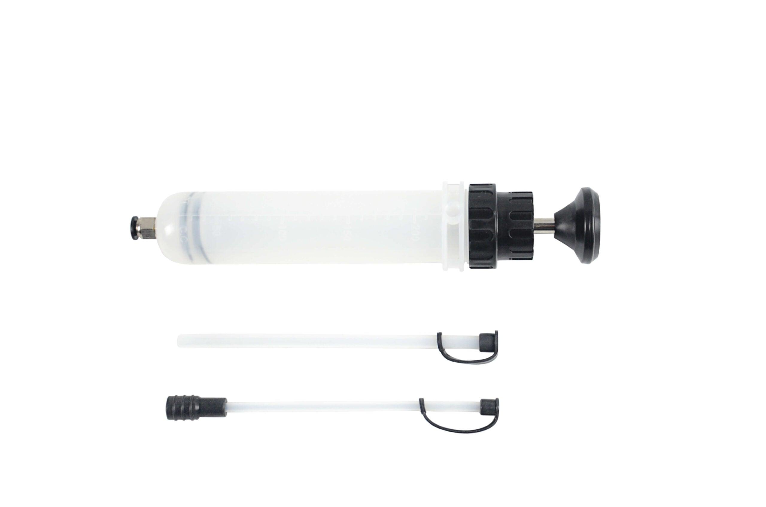 Pompa manuala tip seringa pentru transfer fluide - 200 ml, Plastic Compozit - Bjc tools Imagine principală a produsului