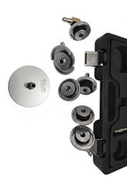 Aparat pompa electrica pentru aerisire si schimbat lichid de frana BJC Tools, 12V/220V, Set complet 17 accesorii
