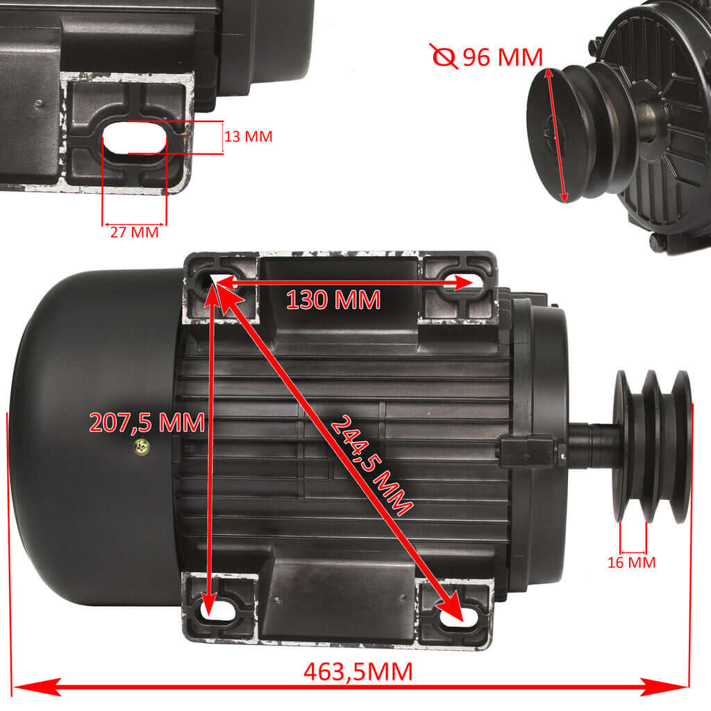Motor trifazat Y132M-2,10 CP 2940 rpm 380V