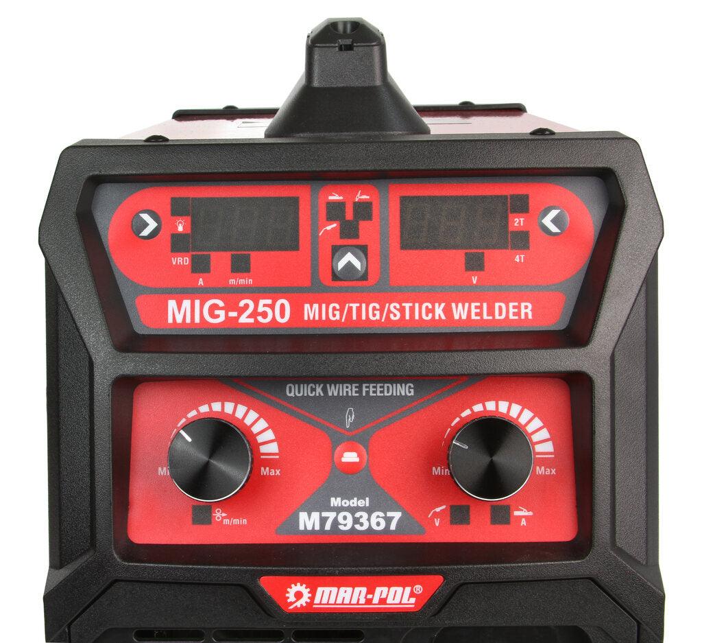 Aparat de sudura invertor MIGOMAT 250A MIG MMA TIG 3in1 gaz - Bjc tools