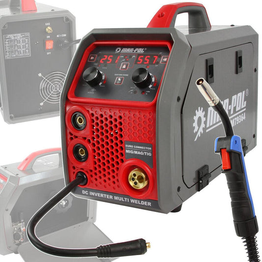 Aparat de sudura MIGOMAT 250A MIG MMA FLUX TIG PROFESIONAL - Bjc tools
