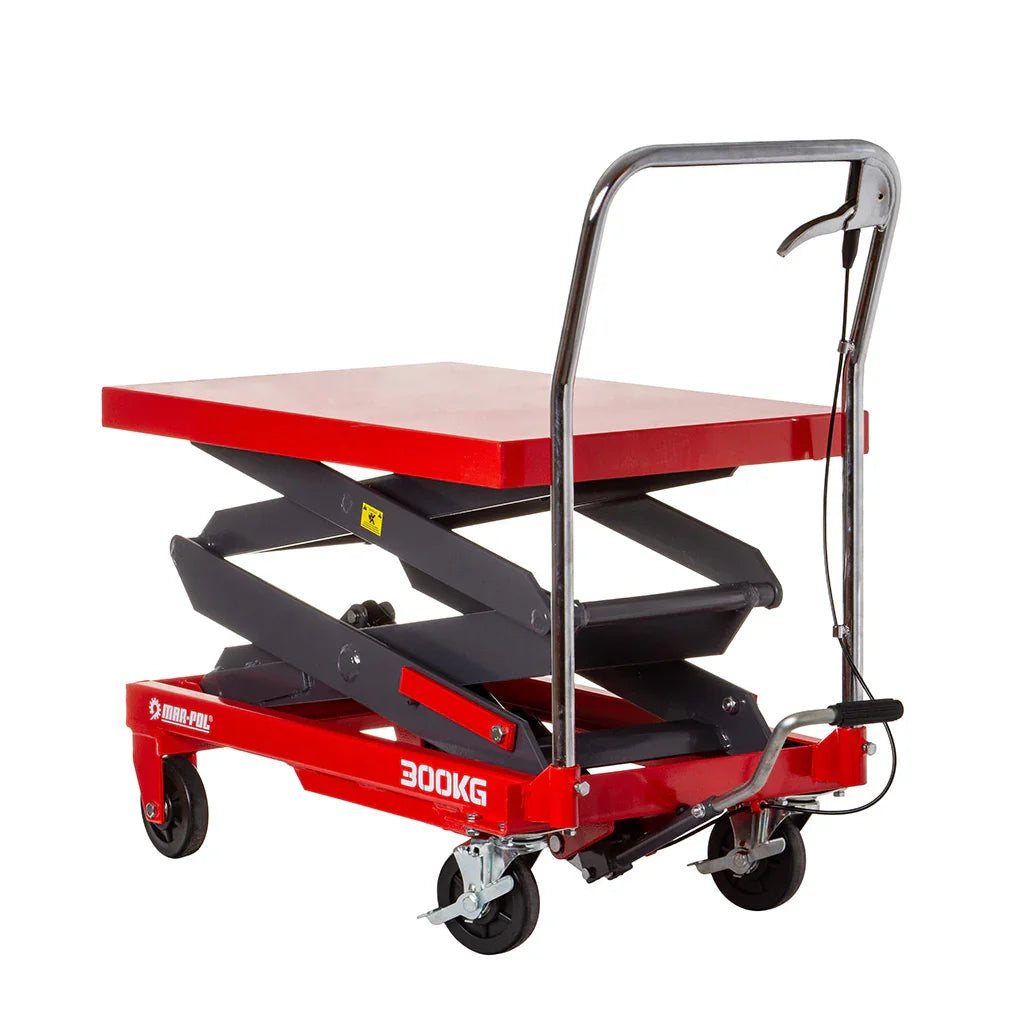 Masă hidraulica tip foarfeca, sarcina maxima 300 kg