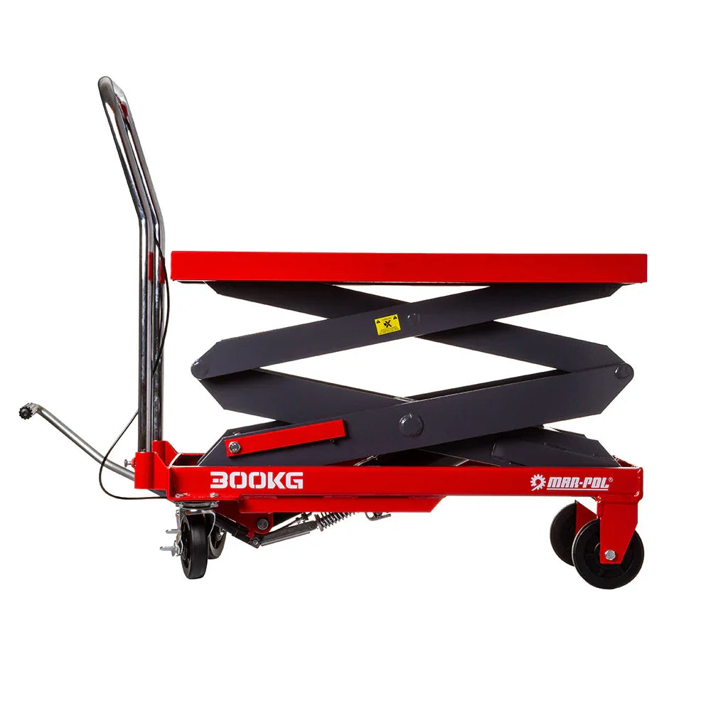 Masă hidraulica tip foarfeca, sarcina maxima 300 kg