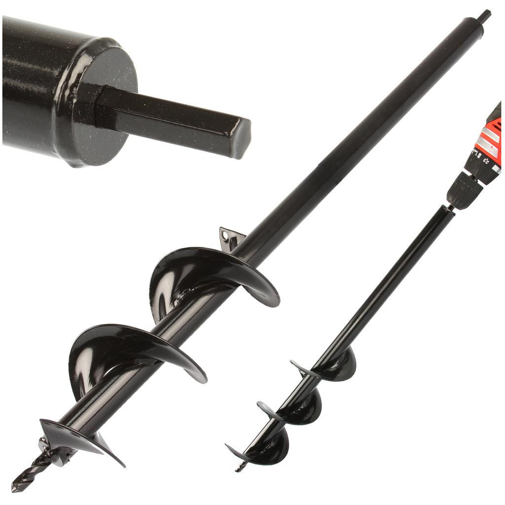 Burghiu pamant pentru Bormasina 10x80cm - Bjc tools Imagine principală a produsului