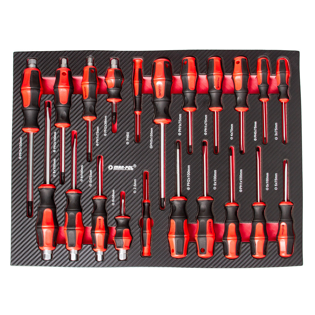 Dulap de service cu 6 sertare echipat cu 183 piese