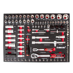 Dulap de service cu 6 sertare echipat cu 183 piese