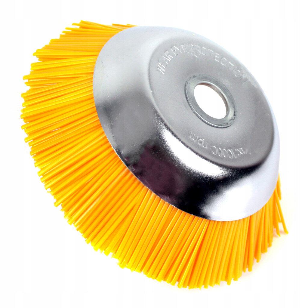 Perie rotunda de nailon 200 mm pentru curatarea suprafetelor - Bjc tools