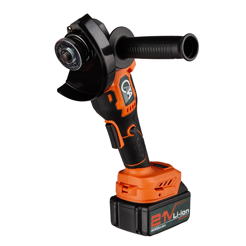 Flex 125mm cu 2 acumulatori 21V, 900 Wati, 10000rpm Motor Brushless