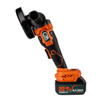 Flex 125mm cu 2 acumulatori 21V, 900 Wati, 10000rpm Motor Brushless