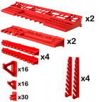 Panou de perete pentru unelte 230 x 78 cm - Bjc tools