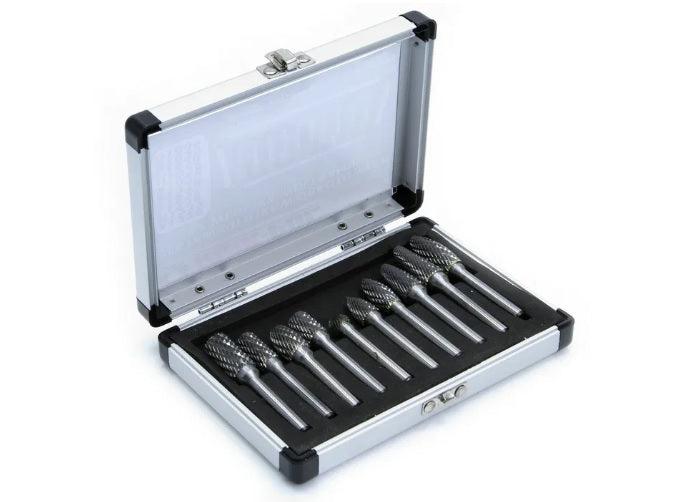 Set Freze carbura de metal tungsten wolfram profesionale 10 piese - Bjc tools