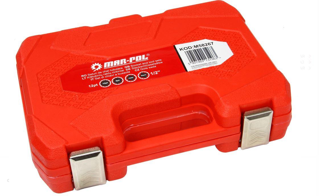 Set de tubulare bi-hexagonal 8-36MM 1/2" – 21 piese - Bjc tools
