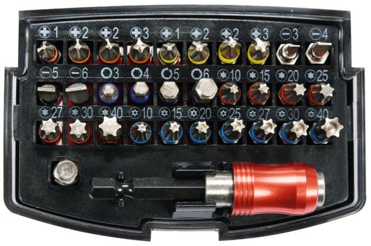 Trusa biti si adaptor 32 piese - Bjc tools