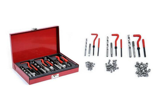 Trusa reparat filete cu insertie filiera m6 m8 m10 88 piese - Bjc tools