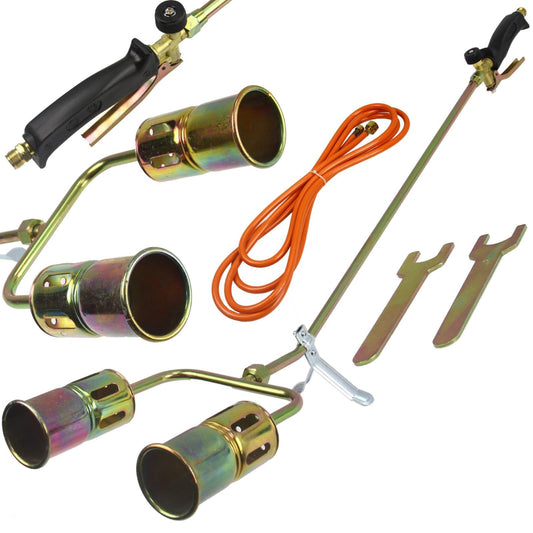 Arzator gaz cu 2 duze si furtun 3m - Bjc tools